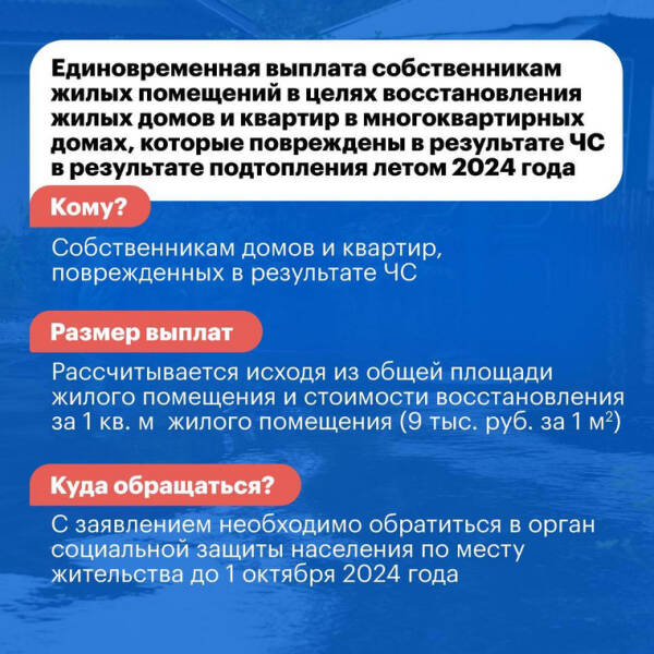 Челябинцам рассказали о размере выплат ущерба при наводнении. Скрин